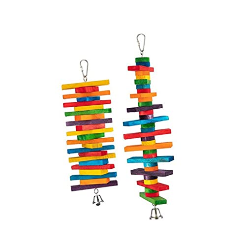 BELLIFFY Papagei Spielzeit Spielzeug Set-2 Stücke Vogel Beiß Spielzeug Mit String Block Für BELLIFFY Papagei Spielzeit Spielzeug Set-2 Stücke Vogel Beiß Spielzeug Mit String Block Für von BELLIFFY