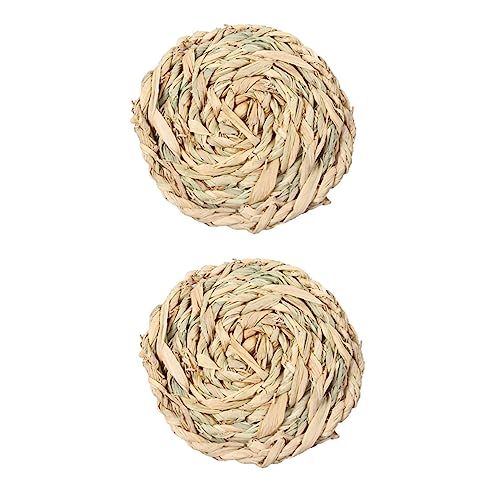 BELLIFFY 2St Hamster Strohmatte pflanzengewebte Unterlage Runde Haustiermatte Hasenzubehör Animal Polster pet Supplies sommerbettwäsche handgewebte Matte Haustier kühle Matte Zizania geht BELLIFFY 2St Hamster Strohmatte pflanzengewebte Unterlage Runde Haustiermatte Hasenzubehör Animal Polster pet Supplies sommerbettwäsche handgewebte Matte Haustier kühle Matte Zizania geht von BELLIFFY