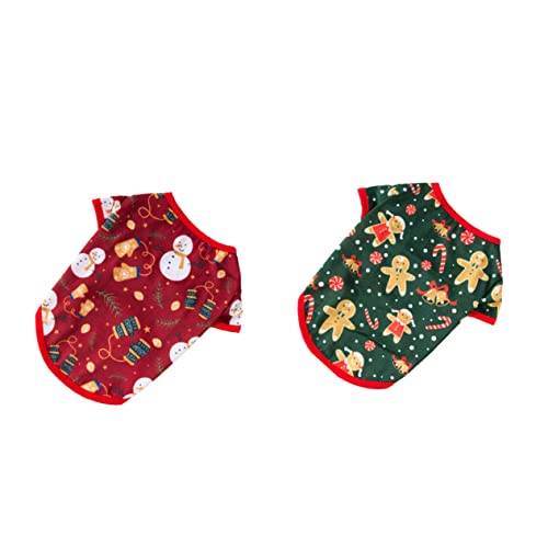 BELLIFFY 2-teiliges Weihnachtsoutfit Für Haustiere Dekorative Hundekleidung Atmungsaktive Weihnachtskleidung Für Welpen BELLIFFY 2-teiliges Weihnachtsoutfit Für Haustiere Dekorative Hundekleidung Atmungsaktive Weihnachtskleidung Für Welpen von BELLIFFY