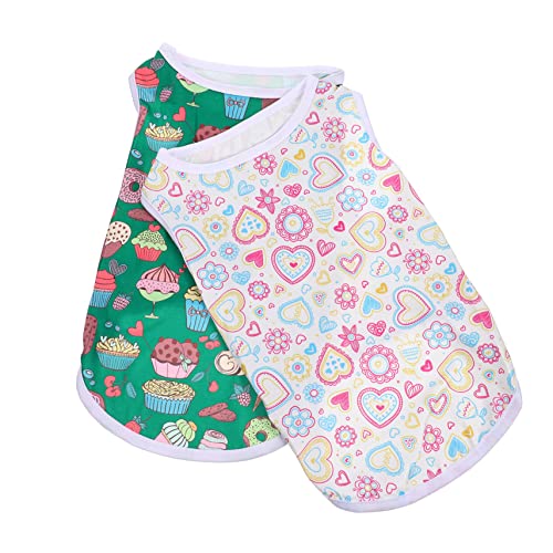 BELLIFFY 2stücke Atmungsaktive Hundeshirts Tragbare Verschleißfeste Kleidung Für Welpen Süße Hundebekleidung Für Kleine Hunde Für Reisen Und Besondere Anlässe BELLIFFY 2stücke Atmungsaktive Hundeshirts Tragbare Verschleißfeste Kleidung Für Welpen Süße Hundebekleidung Für Kleine Hunde Für Reisen Und Besondere Anlässe von BELLIFFY