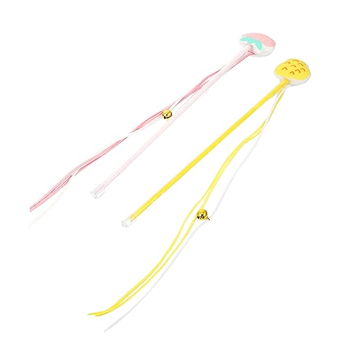 BELLIFFY 2er-Pack Katzenspielzeug Mit Quaste Interaktives Spielzeug Mit Stange Für Kätzchen Katzen-übungsspielzeug Haustier-Teasing-Stick Lustiges Spielzeug Für Katzen BELLIFFY 2er-Pack Katzenspielzeug Mit Quaste Interaktives Spielzeug Mit Stange Für Kätzchen Katzen-übungsspielzeug Haustier-Teasing-Stick Lustiges Spielzeug Für Katzen von BELLIFFY