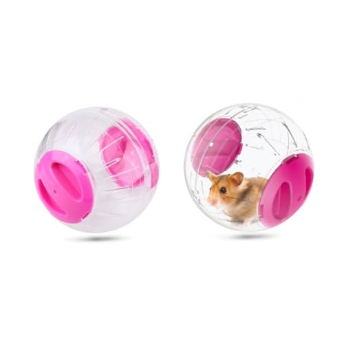 BELLIFFY 2 stück Gymnastikball für Hamster Leise Mini Laufrad Haustier Spielball Sicher für Tiere von BELLIFFY