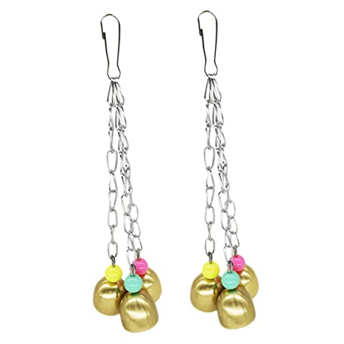 BELLIFFY Spielzeug Für Papageien Und Vögel Bunte Glocken Und Anhänger Für Käfig Robust Und Langlebig Für Nymphensittiche Conures Aras Usw BELLIFFY Spielzeug Für Papageien Und Vögel Bunte Glocken Und Anhänger Für Käfig Robust Und Langlebig Für Nymphensittiche Conures Aras Usw von BELLIFFY