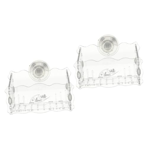 BELLIFFY 2 Stücke Aquarium Pflanzen Tasse Bruchfest Acryl Topf Tasse Für Aquarium von BELLIFFY