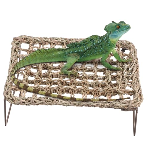 BELLIFFY 2stücke Hängematten Für Reptilien Handgewebte Lizard Lounger Metallrahmen Atmungsaktive Kletterbett Für Bartagamen Und Andere Eidechsen Abnehmbar Und Für Terrarien BELLIFFY 2stücke Hängematten Für Reptilien Handgewebte Lizard Lounger Metallrahmen Atmungsaktive Kletterbett Für Bartagamen Und Andere Eidechsen Abnehmbar Und Für Terrarien von BELLIFFY