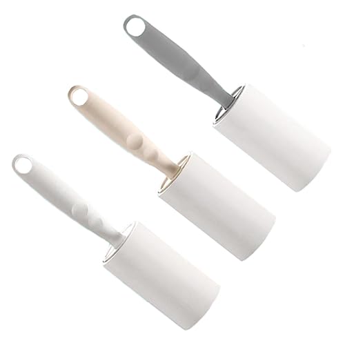 BELLIFFY 2stücke Klebepapiere Für Haarentfernung Ersatzrollerpapier Tragbar Mit Risslinie Klebriges Reinigungspapier Für Kleidung Und Autositze Weiß von BELLIFFY