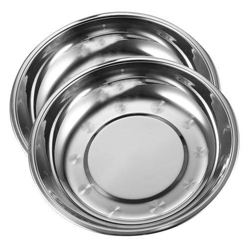 BELLIFFY 2 Stück Edelstahl-katzennäpfe Multifunktions-welpennäpfe Haushaltsnäpfe Für Kätzchen Katzenfutternäpfe BELLIFFY 2 Stück Edelstahl-katzennäpfe Multifunktions-welpennäpfe Haushaltsnäpfe Für Kätzchen Katzenfutternäpfe von BELLIFFY