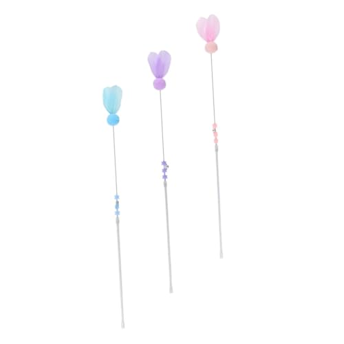 BELLIFFY 3 Pack Interaktive Katze Spielzeug Für Indoor Smart Kätzchen Teaser Spielzeug Katze Spielen Stick Pet Liefert Für BELLIFFY 3 Pack Interaktive Katze Spielzeug Für Indoor Smart Kätzchen Teaser Spielzeug Katze Spielen Stick Pet Liefert Für von BELLIFFY