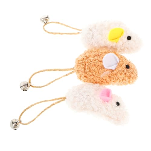 BELLIFFY Lustiges Kätzchenspielzeug-Set 3-teilig ausgestopfte Mäuse für Katzen interaktives -Katzenspielzeug mit Kratzpad BELLIFFY Lustiges Kätzchenspielzeug-Set 3-teilig ausgestopfte Mäuse für Katzen interaktives -Katzenspielzeug mit Kratzpad von BELLIFFY