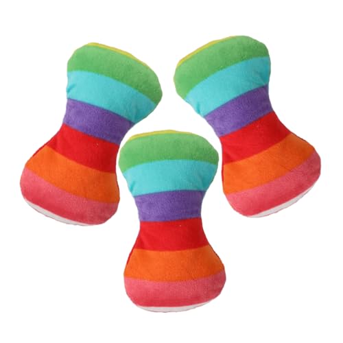 BELLIFFY Quietschspielzeug Für Hunde Kauspielzeug Aus Plüsch Interaktives Hundespielzeug Beißspielzeug Für Welpen Langlebiges Und Waschbares Material von BELLIFFY