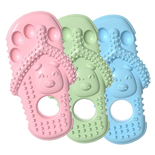 BELLIFFY 3 Stück Teiliges Hundespielzeug Kauspielzeug Form von Slippern für Welpen und Kleine Hunde mit Quietschfunktion Fördert das Kauen Zahnpflege für Selbstständiges BELLIFFY 3 Stück Teiliges Hundespielzeug Kauspielzeug Form von Slippern für Welpen und Kleine Hunde mit Quietschfunktion Fördert das Kauen Zahnpflege für Selbstständiges von BELLIFFY