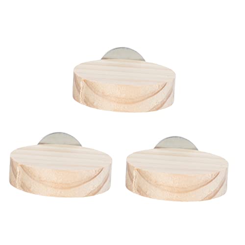 BELLIFFY 3 Stücke Holz Papagei Stehen Vogel Käfig Sitzstangen Zweig Barsch Spielzeug Für Pet Papageien von BELLIFFY