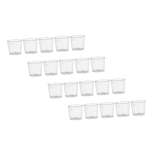 BELLIFFY 20ml Reptil Gecko Fütterung Tasse Set 30 Stücke Lebensmittel Wasser Feeder Für Eidechsen von BELLIFFY