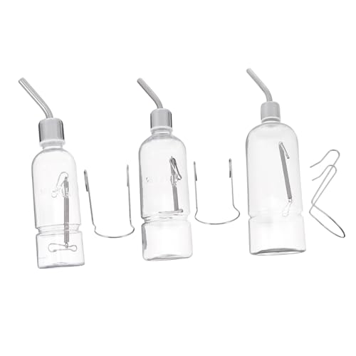 BELLIFFY Kleintier Trinkflasche Wasserflasche Automatisch Wasserspender Für Hamster Meerschweinchen Mit Transparenter Plastikflasche BELLIFFY Kleintier Trinkflasche Wasserflasche Automatisch Wasserspender Für Hamster Meerschweinchen Mit Transparenter Plastikflasche von BELLIFFY