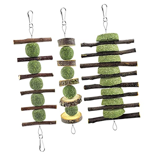 BELLIFFY Kauspielzeug für Kaninchen gegen Langeweile 3 Stück Zweig-Snacks Holz-Beißspielzeug für Hamster Häschen Meerschweinchen Haustiere Zahnungs-Kauspielzeug BELLIFFY Kauspielzeug für Kaninchen gegen Langeweile 3 Stück Zweig-Snacks Holz-Beißspielzeug für Hamster Häschen Meerschweinchen Haustiere Zahnungs-Kauspielzeug von BELLIFFY