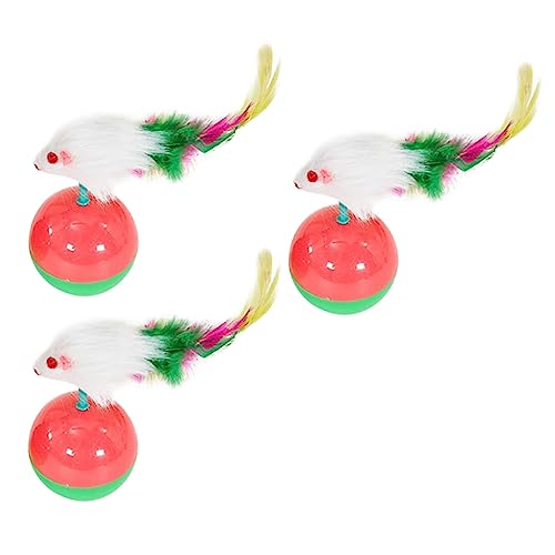 BELLIFFY 3stücke Teiliges Interaktives Katzen-wackelball-spielzeugset Lustiges Kätzchen-mäuse-Spielzeug Für Neugierige Katzen Fördert Spiel Und Bewegung Für Katzenbesitzer Und Ihre BELLIFFY 3stücke Teiliges Interaktives Katzen-wackelball-spielzeugset Lustiges Kätzchen-mäuse-Spielzeug Für Neugierige Katzen Fördert Spiel Und Bewegung Für Katzenbesitzer Und Ihre von BELLIFFY