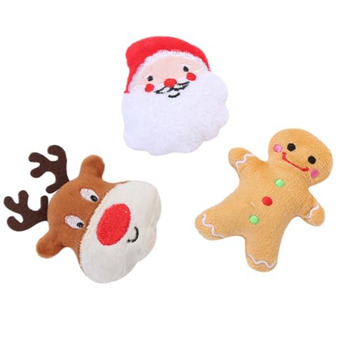 BELLIFFY Haustierspielzeug für Weihnachten Kauspielzeug für Backenzähne Katzenminze Hunde- und katzenfreundlich langlebiges Material BELLIFFY Haustierspielzeug für Weihnachten Kauspielzeug für Backenzähne Katzenminze Hunde- und katzenfreundlich langlebiges Material von BELLIFFY