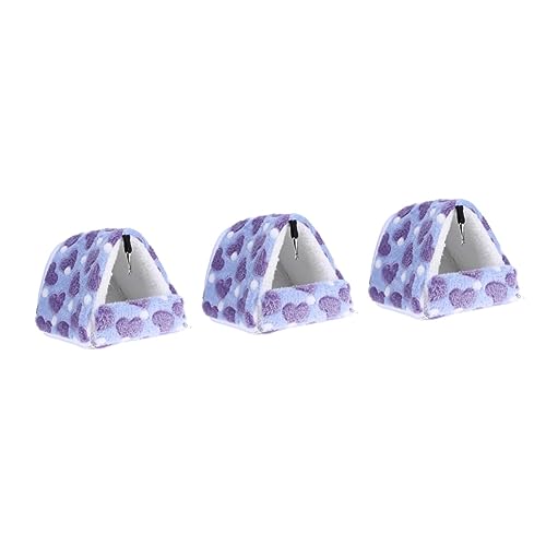 BELLIFFY 3St für Haustierbetten Haustier warm Schlafbett für Hamster versteck aus meerschweinchenvlies kleines Haustier gemahlen pet Bed Schlafsack Hamsterhausbett Hamsterkäfig Violett BELLIFFY 3St für Haustierbetten Haustier warm Schlafbett für Hamster versteck aus meerschweinchenvlies kleines Haustier gemahlen pet Bed Schlafsack Hamsterhausbett Hamsterkäfig Violett von BELLIFFY