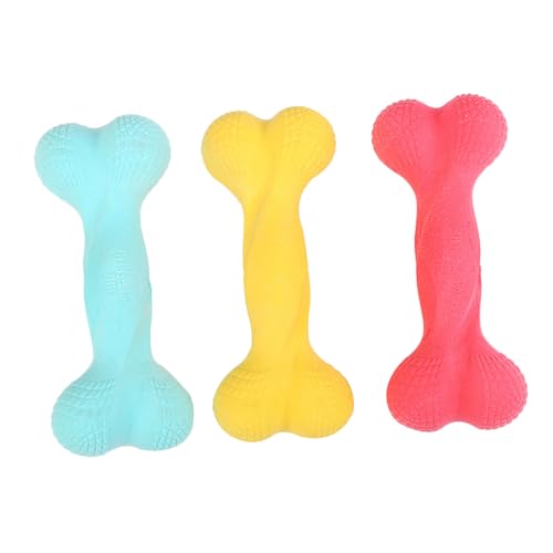 BELLIFFY 3stücke Lustiges Beißspielzeug Kreatives Hundespielzeug Zur Zahnreinigung Mit Kauknochen-Design Für Spielende Haustiere Unzerstörbar Zufälligen Farben BELLIFFY 3stücke Lustiges Beißspielzeug Kreatives Hundespielzeug Zur Zahnreinigung Mit Kauknochen-Design Für Spielende Haustiere Unzerstörbar Zufälligen Farben von BELLIFFY