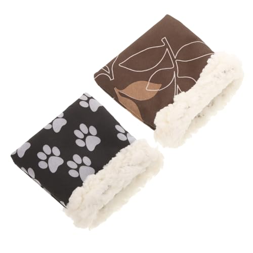 BELLIFFY 3 Stücke Haustier Schlaf Tasche Hamster Wrap Decke Nest Bett Tragbare Weiche Haustier Schlaf Matte Haustier von BELLIFFY