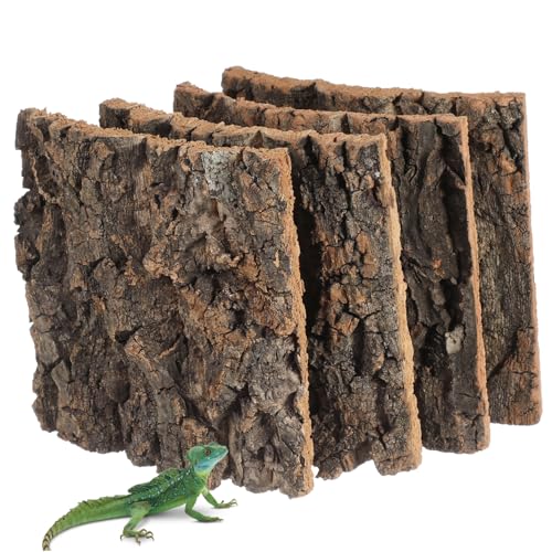 BELLIFFY 4stücke Korkrinde Für Reptilienbecken Lifelike Baumrinde Dekoration Für Geckos Eidechsen Frösche Und Bartagamen Sicher Installieren Natürliche Aquarium Gestaltung BELLIFFY 4stücke Korkrinde Für Reptilienbecken Lifelike Baumrinde Dekoration Für Geckos Eidechsen Frösche Und Bartagamen Sicher Installieren Natürliche Aquarium Gestaltung von BELLIFFY