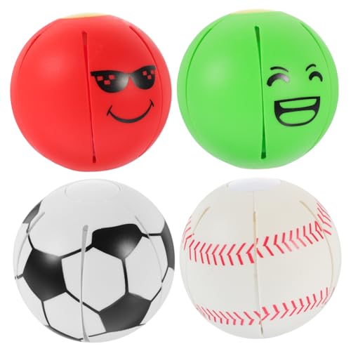BELLIFFY Hundespielzeug gegen Langeweile 4 Stück Hüpfball Fliegende Untertassenform interaktives Dekompressionsspielzeug für Haustiere BELLIFFY Hundespielzeug gegen Langeweile 4 Stück Hüpfball Fliegende Untertassenform interaktives Dekompressionsspielzeug für Haustiere von BELLIFFY