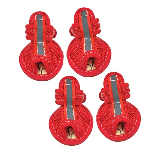 BELLIFFY Praktisches Haustier-Schuh-hundesandalen-Set 4-teilig Nicht Schützend Leicht für Spaß Im Freien BELLIFFY Praktisches Haustier-Schuh-hundesandalen-Set 4-teilig Nicht Schützend Leicht für Spaß Im Freien von BELLIFFY