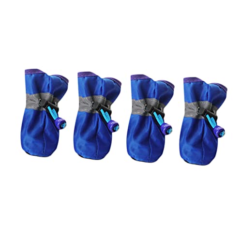 BELLIFFY Hundestiefel Für Pfoten 4 Stück Haustierschuhe Für Hunde Regenschuhe BELLIFFY Hundestiefel Für Pfoten 4 Stück Haustierschuhe Für Hunde Regenschuhe von BELLIFFY