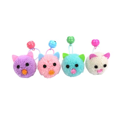 BELLIFFY 4 Stück Katzenspielzeug Spielzeug Zum Necken Von Katzen Spielzeugbälle Für Katzen Interaktives Spielzeug Für Katzen Katzenglocke Spielzeug Mäuse Katzenspielzeug Plüsch BELLIFFY 4 Stück Katzenspielzeug Spielzeug Zum Necken Von Katzen Spielzeugbälle Für Katzen Interaktives Spielzeug Für Katzen Katzenglocke Spielzeug Mäuse Katzenspielzeug Plüsch von BELLIFFY