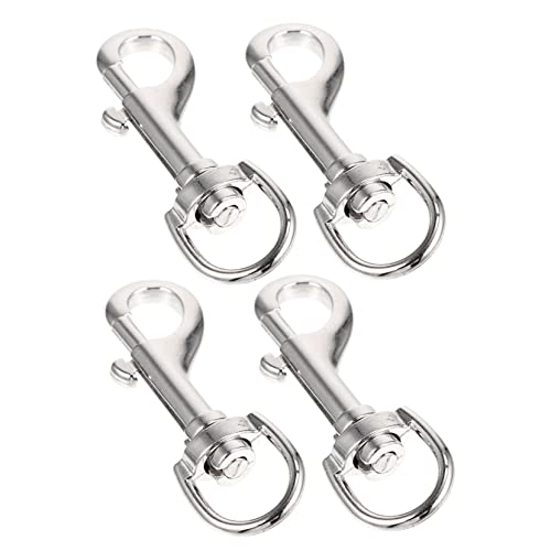 BELLIFFY 4stücke Karabinerhaken Aus Legierung Für Hundeleinen Schlüsselbänder Und Handtaschen Mit Schnallenverschluss Und Auslösemechanismus Robuster Ösenverschluss Für Gepäckgurte Und Ruck BELLIFFY 4stücke Karabinerhaken Aus Legierung Für Hundeleinen Schlüsselbänder Und Handtaschen Mit Schnallenverschluss Und Auslösemechanismus Robuster Ösenverschluss Für Gepäckgurte Und Ruck von BELLIFFY