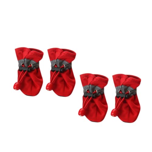 BELLIFFY Hundestiefel 4er Set Haustierschuhe Für Hunde Und Für Regnerische Tage BELLIFFY Hundestiefel 4er Set Haustierschuhe Für Hunde Und Für Regnerische Tage von BELLIFFY