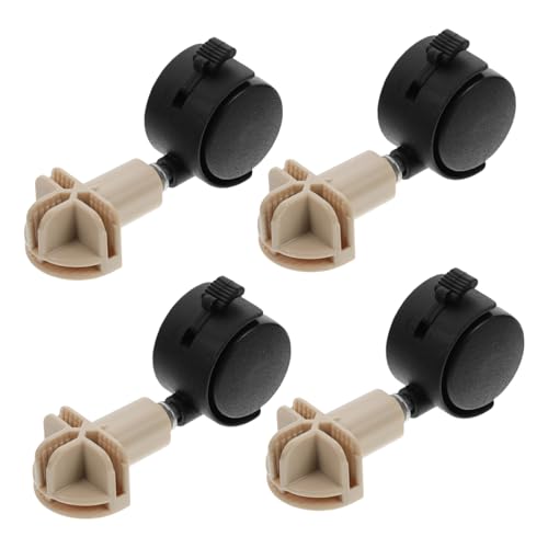 BELLIFFY 4 Stück Teiliges Katzenkäfig Lenkrollen Ersatzräder für Haustierkäfige Stabile Schwenkbare Pet Crate Casters zur Flexiblen Befestigung Geeignet für Katzentransportbox und von BELLIFFY