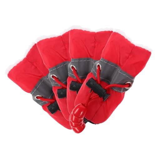 BELLIFFY rutschfeste Hundeschuhe Für Pfotenschutz Bequeme Welpenschuhe Mit Kordelzug Für Regen Und Draußen von BELLIFFY