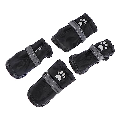 BELLIFFY 4 Stück wasserdichte Haustierschuhe – Slip Hundestiefel – Slip Regenschuhe Wärmere Hundestiefel – Slip Hundepfotenschutz Hunde Regenstiefel Schuhe Schutz Regenstiefel BELLIFFY 4 Stück wasserdichte Haustierschuhe – Slip Hundestiefel – Slip Regenschuhe Wärmere Hundestiefel – Slip Hundepfotenschutz Hunde Regenstiefel Schuhe Schutz Regenstiefel von BELLIFFY