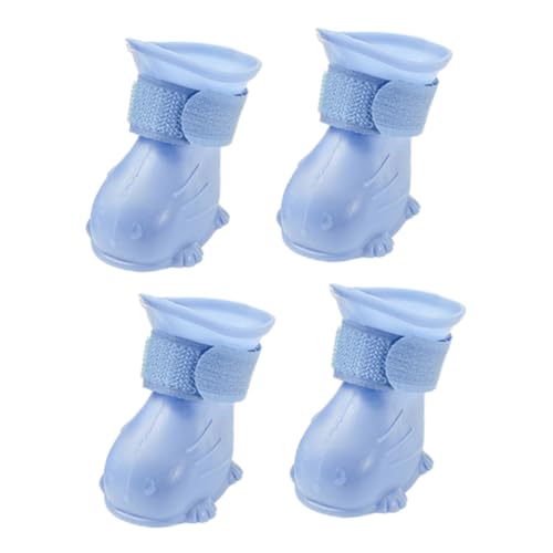 BELLIFFY Regenschuhe Für Haustiere 4er-Pack Hundeschuhe rutschfeste Sohle Gemütlich Für Welpen BELLIFFY Regenschuhe Für Haustiere 4er-Pack Hundeschuhe rutschfeste Sohle Gemütlich Für Welpen von BELLIFFY