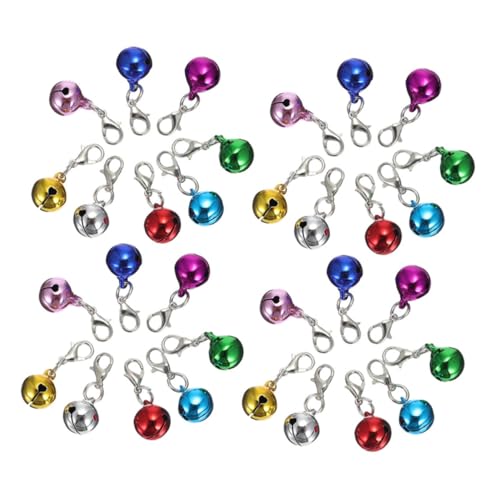 BELLIFFY 45 Stück Teiliges Pet Bell Set für Hund Katze Kleine Bunte Glockenanhänger für Halsband DIY Schmuck Schlüsselanhänger Langlebig und für Haustier Sichtbarkeit und Bastelprojekte BELLIFFY 45 Stück Teiliges Pet Bell Set für Hund Katze Kleine Bunte Glockenanhänger für Halsband DIY Schmuck Schlüsselanhänger Langlebig und für Haustier Sichtbarkeit und Bastelprojekte von BELLIFFY