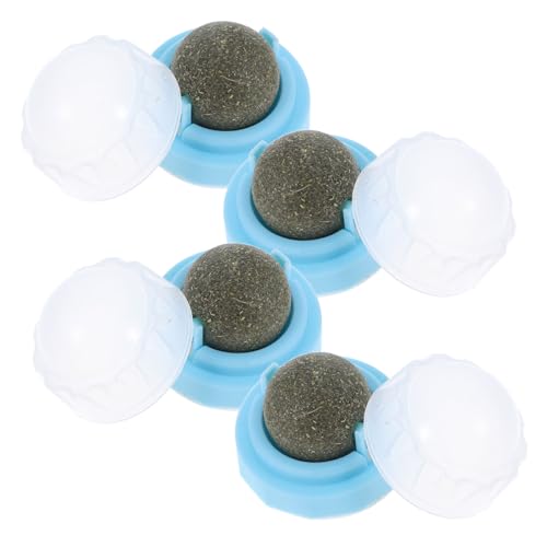 BELLIFFY 4Stücke Katzenminze Bälle Essbare Interaktive Spielzeuge zur Zahnreinigung Rotierend für Katzen und Kätzchen mit Frischem und Stimulierender Rotation BELLIFFY 4Stücke Katzenminze Bälle Essbare Interaktive Spielzeuge zur Zahnreinigung Rotierend für Katzen und Kätzchen mit Frischem und Stimulierender Rotation von BELLIFFY