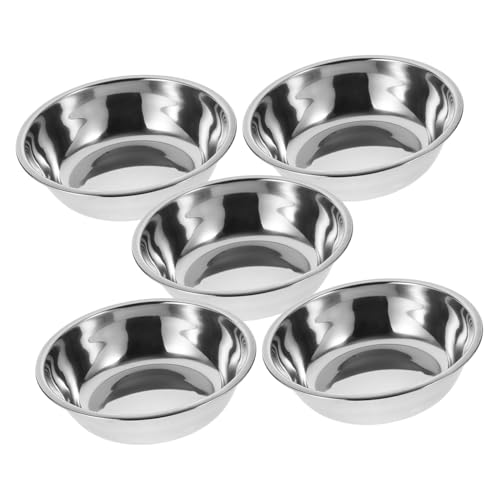 BELLIFFY 5 Stück Edelstahl Hundefutternapf Tierfutternapf Tierfutterhalter Katzenfutternäpfe Erbrechen Katzennapf Kätzchennäpfe Welpenfutterspender Tragbarer Hundenapf Mehrwegnapf BELLIFFY 5 Stück Edelstahl Hundefutternapf Tierfutternapf Tierfutterhalter Katzenfutternäpfe Erbrechen Katzennapf Kätzchennäpfe Welpenfutterspender Tragbarer Hundenapf Mehrwegnapf von BELLIFFY