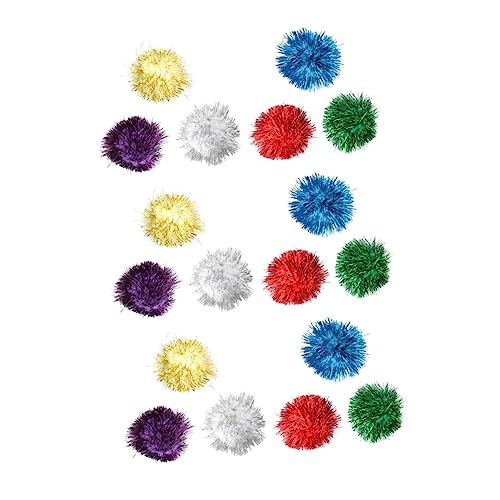 BELLIFFY 54 STK Katzenspielzeug Glitter Ball Glitzerkugeln Lametta Kugeln Spielzeug für Kätzchen plüschball Katzen Spielzeug Spielzeugball für Haustiere Katze Lametta Pompons Kaschmir BELLIFFY 54 STK Katzenspielzeug Glitter Ball Glitzerkugeln Lametta Kugeln Spielzeug für Kätzchen plüschball Katzen Spielzeug Spielzeugball für Haustiere Katze Lametta Pompons Kaschmir von BELLIFFY