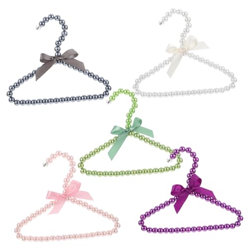 BELLIFFY Kleiderbügel Für Haustiere 5 Stück Mit Perlen Und Schleifendekor Langlebig Und Praktisch Für Hundekleidung BELLIFFY Kleiderbügel Für Haustiere 5 Stück Mit Perlen Und Schleifendekor Langlebig Und Praktisch Für Hundekleidung von BELLIFFY