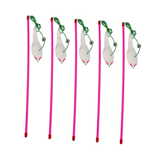 BELLIFFY 5 Stücke Plüsch Katze Spielzeug Teaser Für Katzen Interaktive Spielzeug Kätzchen Spielen Zufällige Farbe BELLIFFY 5 Stücke Plüsch Katze Spielzeug Teaser Für Katzen Interaktive Spielzeug Kätzchen Spielen Zufällige Farbe von BELLIFFY