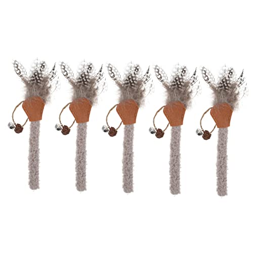 BELLIFFY 5st Spielzeug Einziehbare Katze Kätzchen Spielt Zahnstäbchen Für Katzen Katzenminze-Sticks Für Katzen Kätzchenzähne Katzen Interaktives Silvervine Katzenstock Polygonum Holz Grey BELLIFFY 5st Spielzeug Einziehbare Katze Kätzchen Spielt Zahnstäbchen Für Katzen Katzenminze-Sticks Für Katzen Kätzchenzähne Katzen Interaktives Silvervine Katzenstock Polygonum Holz Grey von BELLIFFY