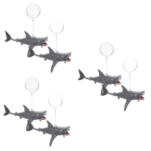 BELLIFFY 6 Sets Einzigartige Schwimmende Aquarium-Dekoration Hai-Aquarium Schwimmendes Ornament Robuste Leuchtende Farben Für Teich-Aquarium- BELLIFFY 6 Sets Einzigartige Schwimmende Aquarium-Dekoration Hai-Aquarium Schwimmendes Ornament Robuste Leuchtende Farben Für Teich-Aquarium- von BELLIFFY