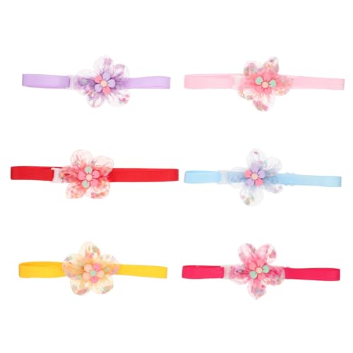 BELLIFFY 6stücke Verstellbares Haustierhalsband Mit Niedlichem Blumen-Design Dekoratives Katzen Und Hundefutter Für Festlichkeiten Und Partys BELLIFFY 6stücke Verstellbares Haustierhalsband Mit Niedlichem Blumen-Design Dekoratives Katzen Und Hundefutter Für Festlichkeiten Und Partys von BELLIFFY