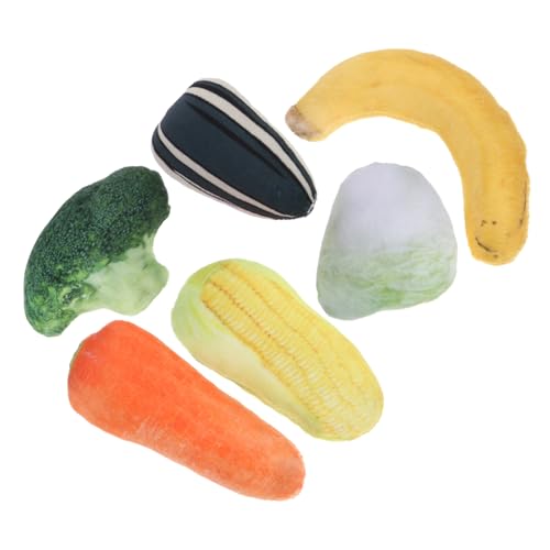 BELLIFFY 6stücke Teiliges Katzenminze Spielzeugset Aus Interaktive Gemüse Und Obstspielzeuge Für Kätzchen Fördert Spieltrieb Und Langeweile Für Neugierige Katzen BELLIFFY 6stücke Teiliges Katzenminze Spielzeugset Aus Interaktive Gemüse Und Obstspielzeuge Für Kätzchen Fördert Spieltrieb Und Langeweile Für Neugierige Katzen von BELLIFFY