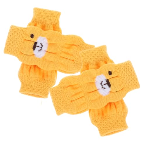 BELLIFFY 2 Sets Beinwärmer für Hunde Haustier-beinbandage-socken Bequem und 4 Stück X 2 von BELLIFFY