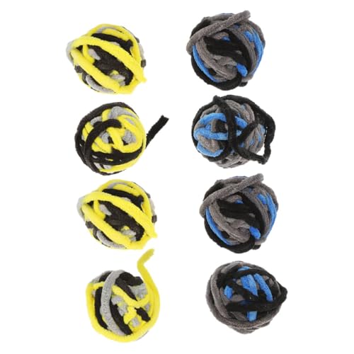 BELLIFFY Ball Spielzeug Für Kätzchen Bunte Katzenbälle Aus Garn Katzenspielzeug Zum Fangen Und Spielen Kleine Bälle Für Jagdinstinkt Sicherer Plüsch Für Haustiere Einfach Zu Reinigen BELLIFFY Ball Spielzeug Für Kätzchen Bunte Katzenbälle Aus Garn Katzenspielzeug Zum Fangen Und Spielen Kleine Bälle Für Jagdinstinkt Sicherer Plüsch Für Haustiere Einfach Zu Reinigen von BELLIFFY