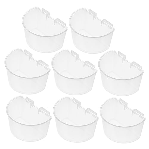 BELLIFFY Futterspender für Haustiere 8er-Set Futternäpfe für Tauben Bewässerungsfunktion Vogelkäfigzubehör Aus Kunststoff für Hühner BELLIFFY Futterspender für Haustiere 8er-Set Futternäpfe für Tauben Bewässerungsfunktion Vogelkäfigzubehör Aus Kunststoff für Hühner von BELLIFFY