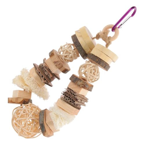 BELLIFFY Hamster Kauspielzeug aus Holz Molaren Ball für Kleine Tiere Zahnspielzeug für Hamster Kaninchen und Meerschweinchen mit Hängender Schnur Pflege für Kleintiere BELLIFFY Hamster Kauspielzeug aus Holz Molaren Ball für Kleine Tiere Zahnspielzeug für Hamster Kaninchen und Meerschweinchen mit Hängender Schnur Pflege für Kleintiere von BELLIFFY