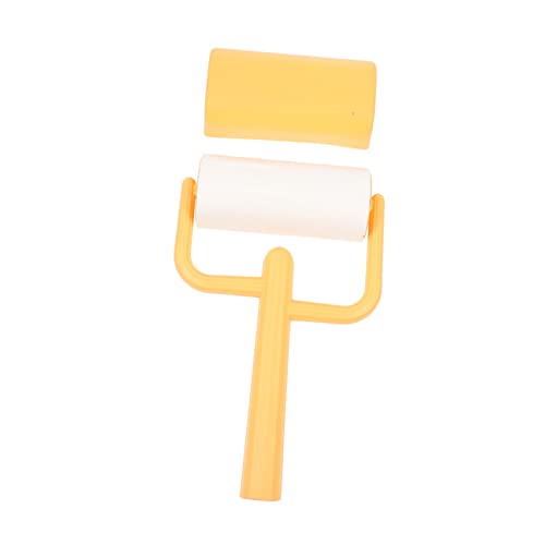 BELLIFFY Aufkleber tierhaar bürste tierhaarbürste Fuzz Remover teppichbodenreiniger staubfänger Fusselrasierer für Kleidung Haustierbedarf Tierhaare Fellrolle Fellentferner für Sofa Yellow von BELLIFFY